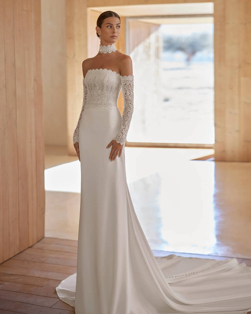 Abiti sposa scivolati 2019 online