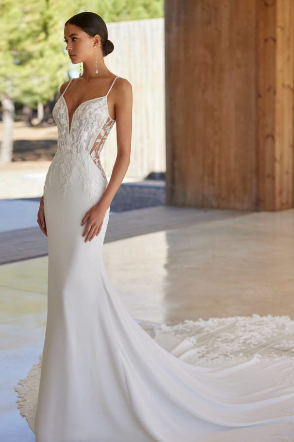 Abito da sposa sirena pizzo online