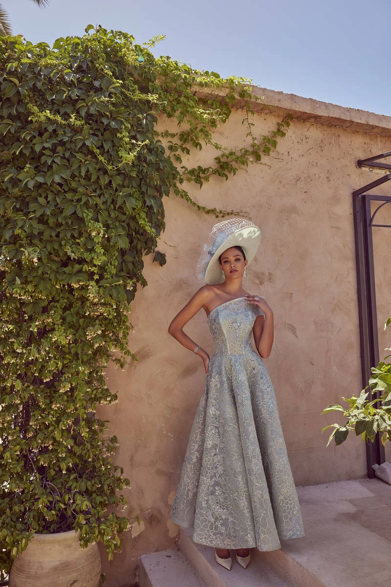 Abo Da Sposa In Tulle Di Pizzo Con Scollo A Cuore Vintage Senza Spalline - Lunss - 5