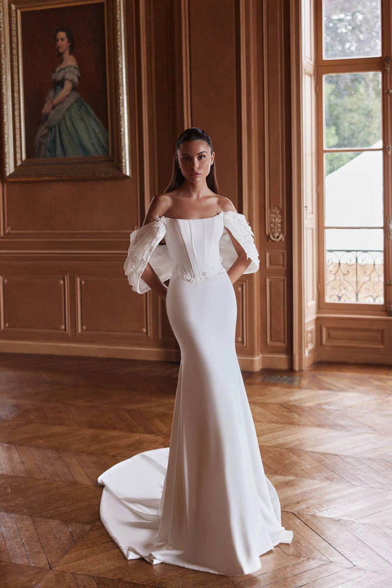 Abiti Da Sposa A Sirena Pronovias- Abito Da Sposa Sirena In Pizzo