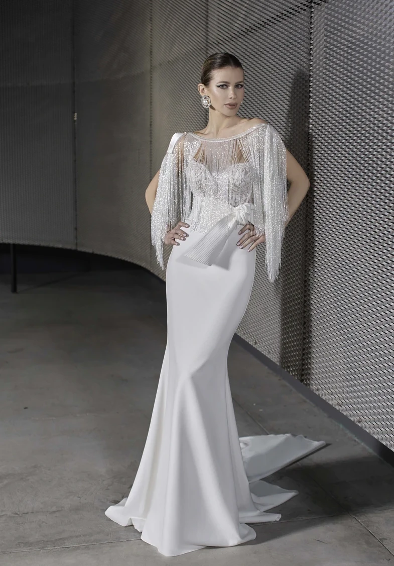 Abiti Sposa Maison Signore 2025 Body 4226180 Gonna 4226151 Scialle 4226201 Cinta 4226206