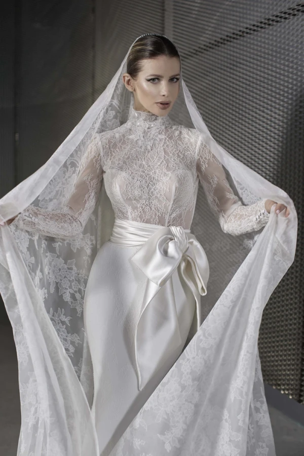 Abiti Sposa Maison Signore 2025 Body 4226181 Gonna 4226183 Cinta 4226141 Velo 4226212