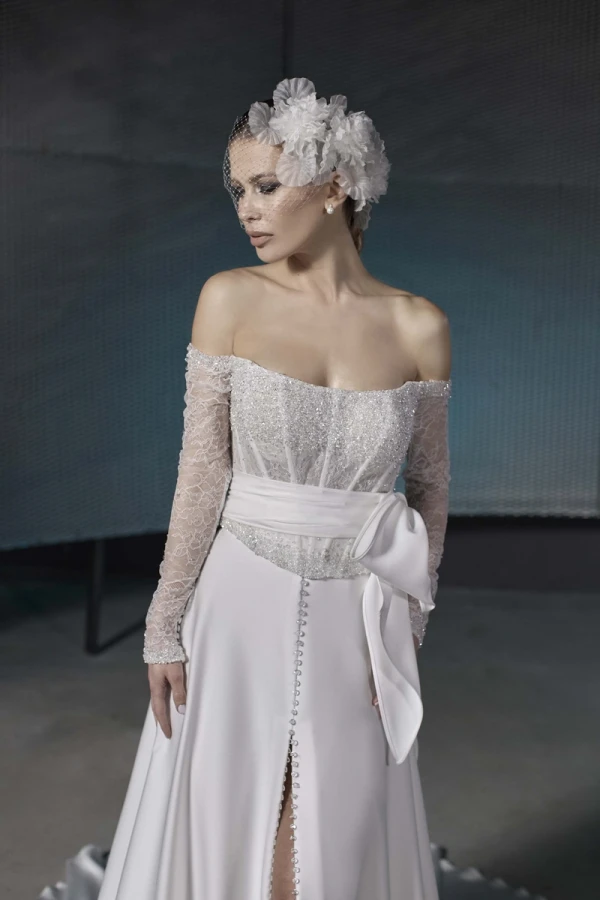 Abiti Sposa Maison Signore 2025 Corpino 4226225 Gonna 4226175 Cintura 3226109