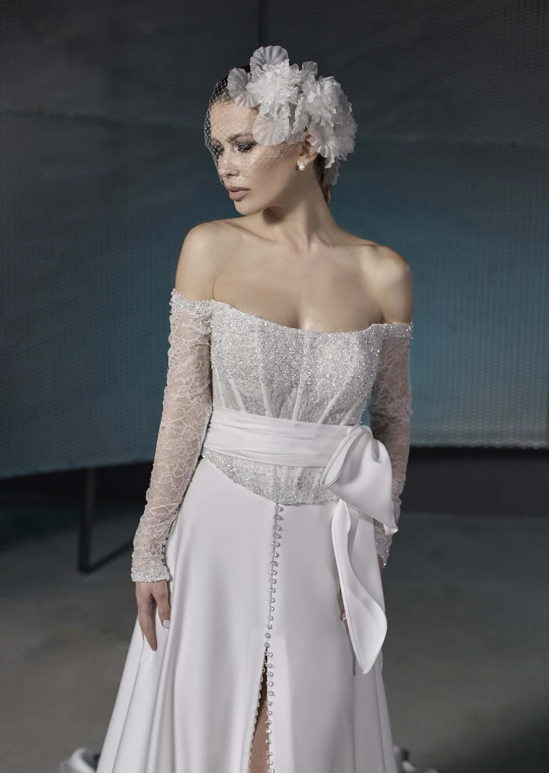 Abiti Sposa Maison Signore 2025 Corpino 4226225 Gonna 4226175 Cintura 3226109