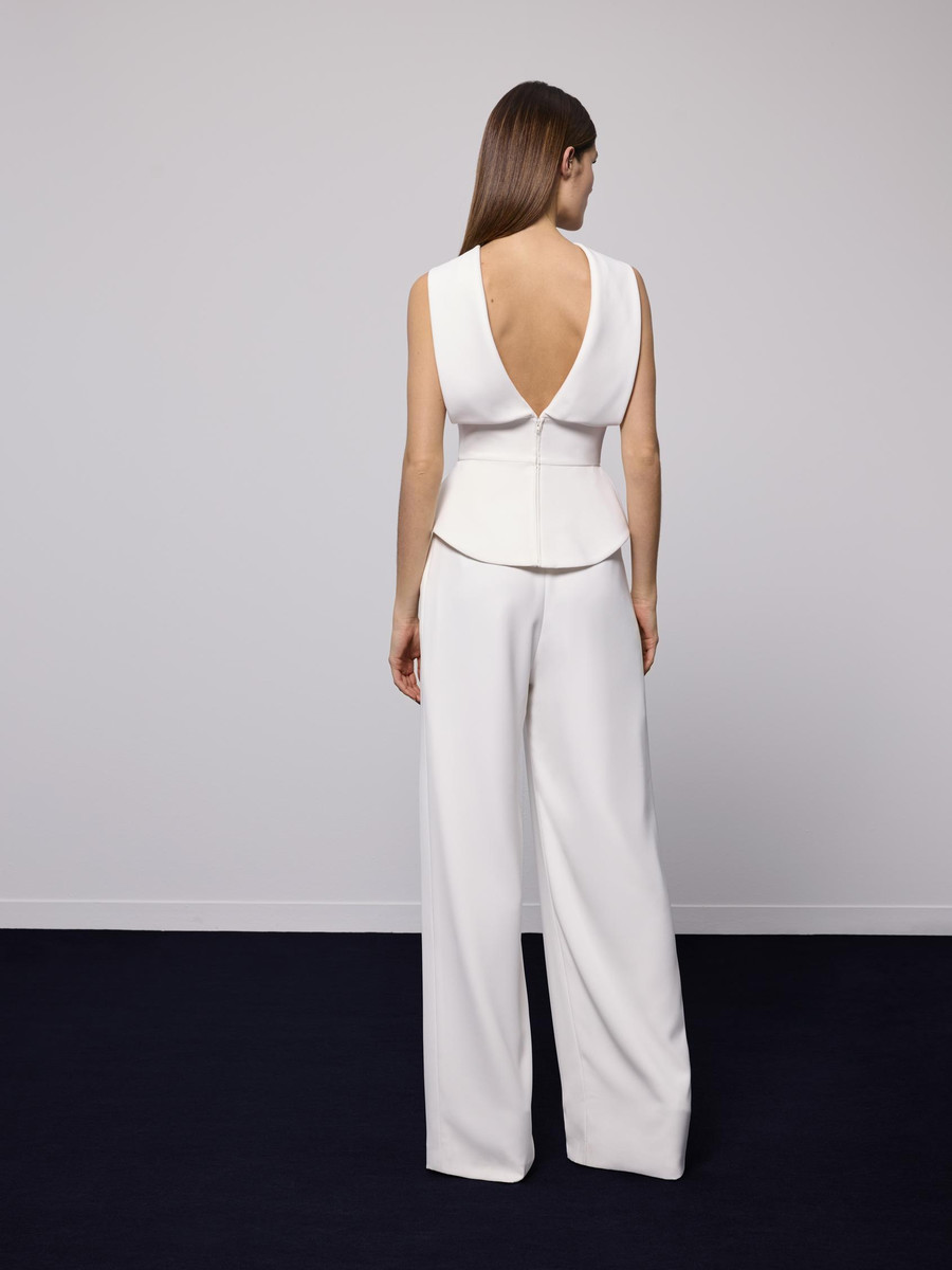 Abiti Sposa Pronovias Barcelona 2026 Glover Top Brulia Pantalone 2