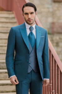 Abito da sposo con cravatta Thomas Pina COR 2637800