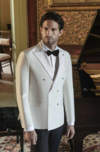 Abito da sposo con papillon Angelo Toma AT5380SPEZ