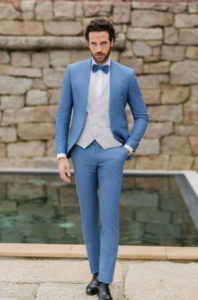 Abito sposo celeste Thomas Pina Cor 2642340