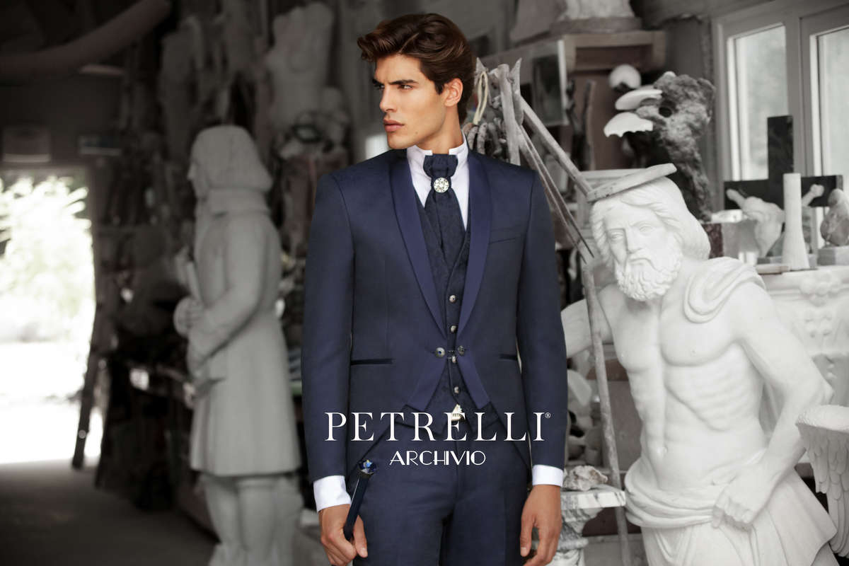 Abiti Sposo Petrelli 2026 Archivio C40048D Camp 481 2